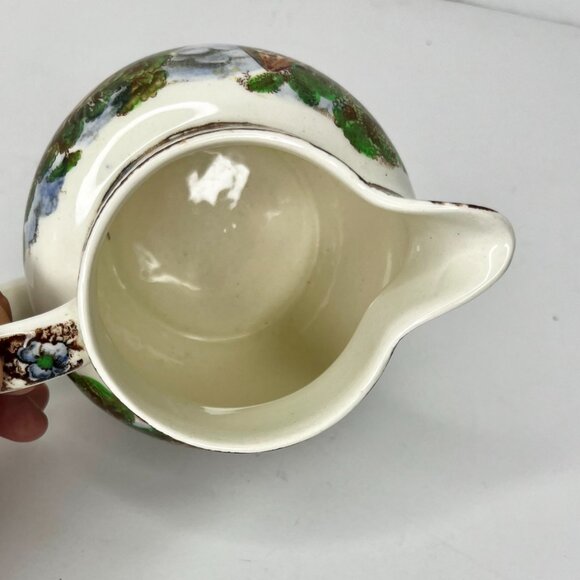 Vtg Porcelain Creamer 4.25" Rural England W.R. Midwinter Ltd - Picture 5 of 13